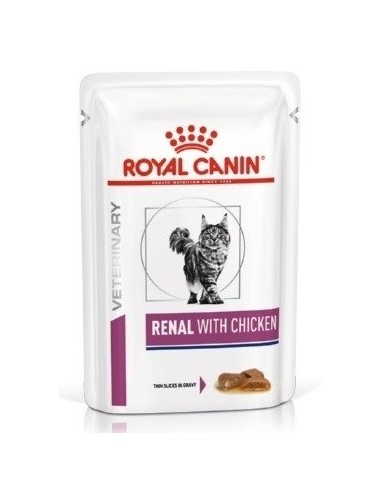 Royal Canin Veterinary Diet Cat Renal con Pollo Gravy. 85 gr 9003579000458