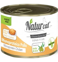 Naturcat Sensitive Adult Monoproteïc Pollastre Grain Free 200 gr. 606110285520