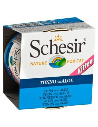 Schesir Cat Kitten Tonyina amb Aloe. 85 gr 8005856750330