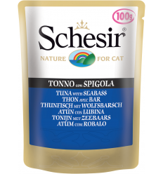 Schesir Cat Tonyina con Lubina. 100 gr 8005856751085