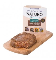 Naturo Dog Senior Gall Dindi i Arròs amb Vegetals. 400 gr 5010708744002 2