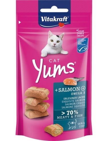Vitakraft Yums Cat Snack Salmón y Omega 3 40 gr 4008239288233