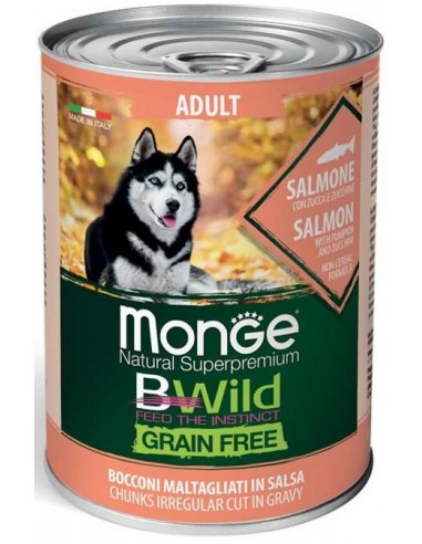 Monge BWild Grain Free Adult Salmó