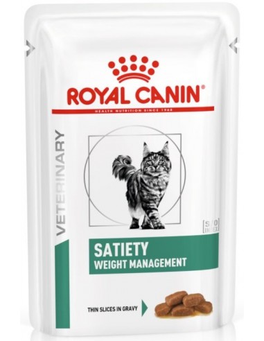 Royal Canin Veterinary Diet Cat Adult Satiety Weight Management Gravy 85 gr 9003579006146