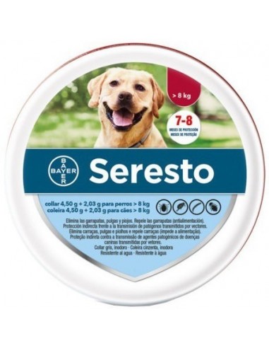 Bayer Seresto Dog Collar (más de 8 kg) 4007221035923