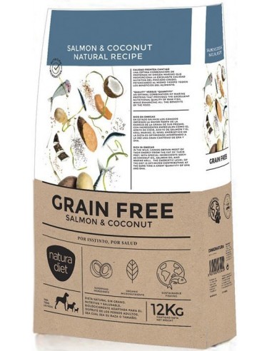Dingo Natura Diet Adult Grain Free Salmó i Coco 12 kg 8437002535421