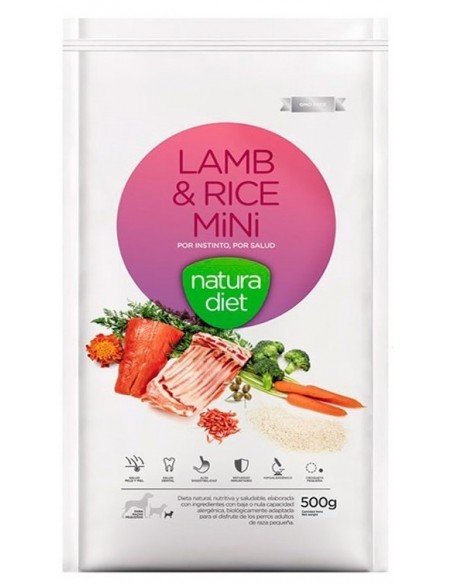 Dingo Natura Diet Adult Lamb & Rice Mini 500 gr 8437013127066