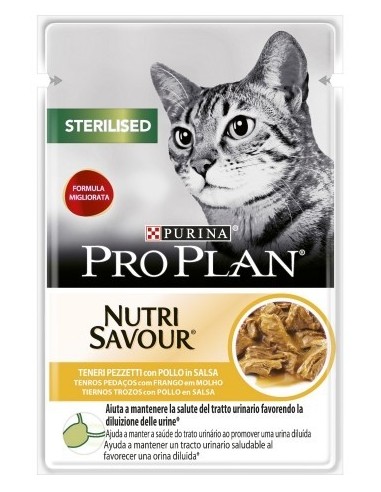 Purina Pro Plan Cat Nutri Savour Adult Sterilised Pollo 85 gr 7613287107558