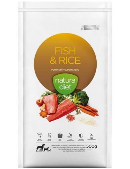 Dingo Natura Diet Adult Fish & Rice 500 gr 8437013127219