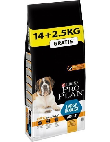 Purina Pro Plan Dog Adult Large Robust OptiBalance Pollo. 14+2,5 kg 7613035120624