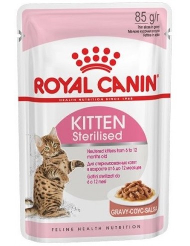 Royal Canin Health Cat Kitten Sterilised Gravy. 85 gr 9003579007136