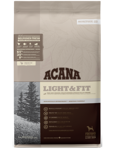 Acana Heritage Dog Light & Fit 11,4 kg 064992512118