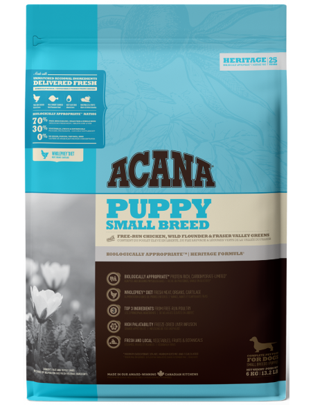 Acana Heritage Dog Puppy Small Breed 6 kg 064992502607