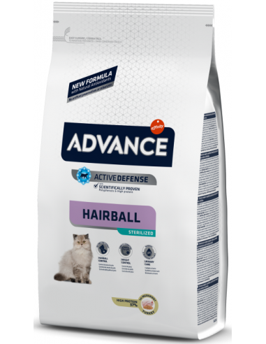 Advance Cat Adult Sterilized Hairball Gall Dindi 1,5 kg 8410650218649 / 10 kg 8410650218656