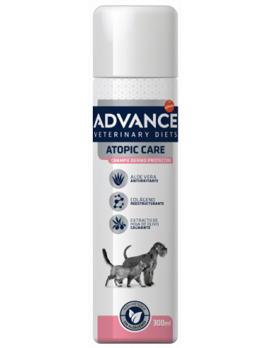 Advance Veterinary Diets Dog/Cat Xampú Atopic Care Dermoprotector 300 ml 8410650205694