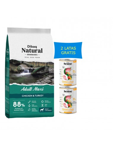 Dibaq Natural Moments Adult Maxi Pollo y Pavo. 15 kg 8424160024966