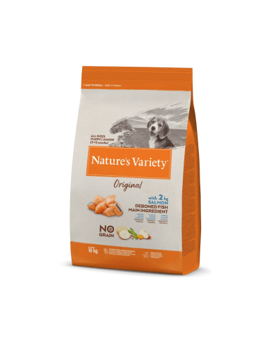 Nature's Variety Puppy Junior Salmón 2kg EAN:8410650271385