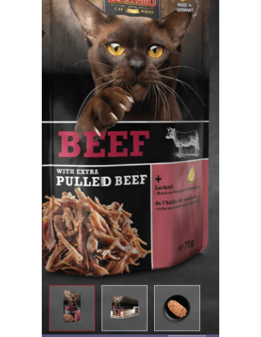 Leonardo Cat Beef With Pulled Beef 70gr