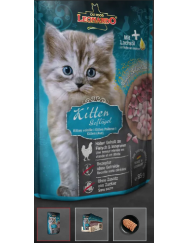 Leonardo Kitten completo humedo 85 g.