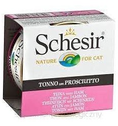 Schesir Cat Atún y Jamón 85 g.