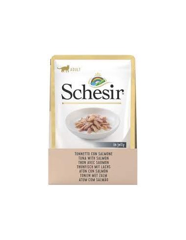 Schesir Cat Atún y Salmón 85 gr.