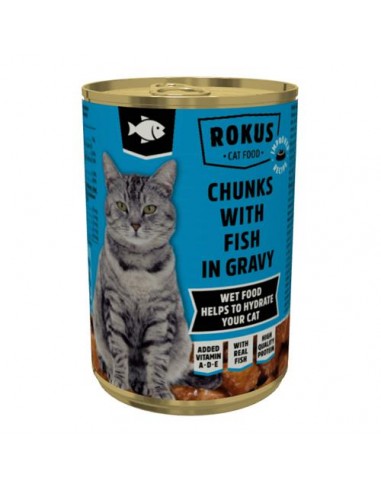Rokus Cat Adult Cat Trossos de Peix en Salsa 415gr referència 8710862994851