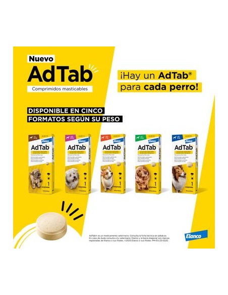 AdTab Perros Antipulgas Antigarrapatas 5420036974536
5420036974543
5420036974550