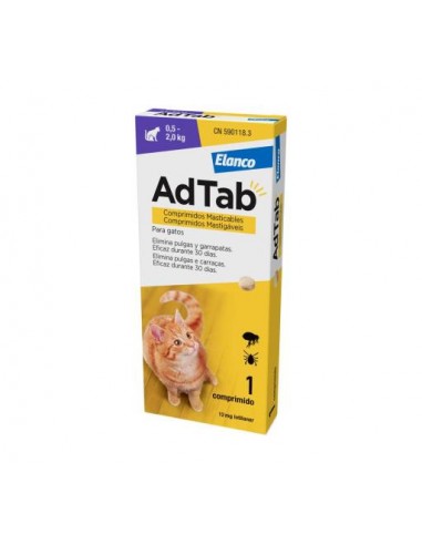 AdTab Gato Pastillas Antipulgas y...