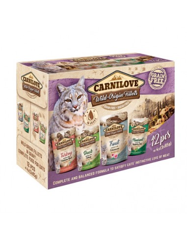 Carnilove Cat Pouch Multipack 12x85gr