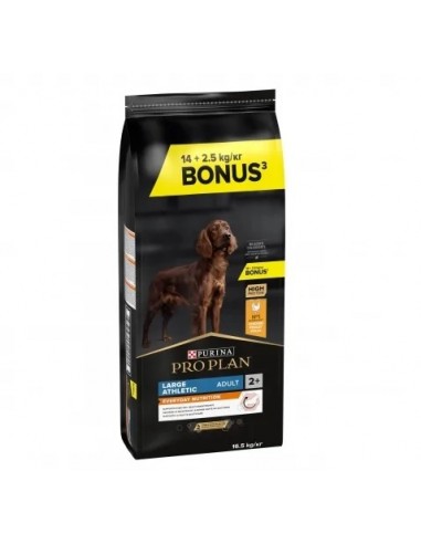 Purina Pro Plan Dog Adult Athletic OptiBalance Pollo. 14+2,5 kg