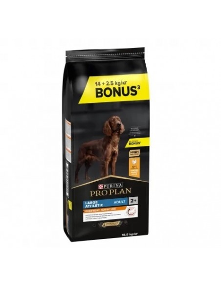 Purina Pro Plan Dog Adult Athletic OptiBalance Pollo. 14+2,5 kg