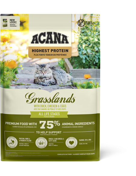 Acana Highest Protein Cat Grasslands
