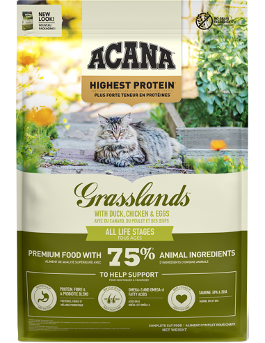 Acana Highest Protein Cat Grasslands