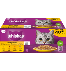 Whiskas Bundles Core Selecció d'Aus Multipack 40 x 85 gr. 8410136026393