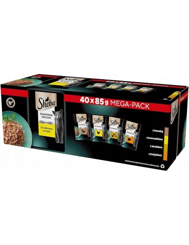 Sheba Bulpack Variedad de Aves Pack 40 x 85 gr. 4770608267070