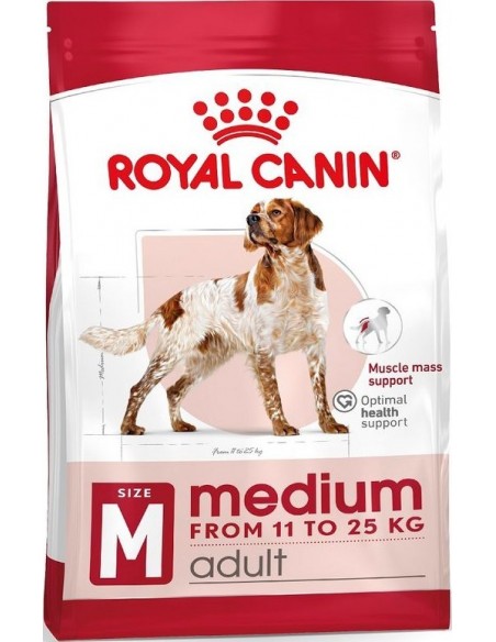 Royal Canin Medium Adult. 3182550708197 / 3182550402217 / 3182550703024 / 3182550774536