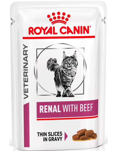 Royal Canin Cat Renal with Beef Gravy 85 gr. 9003579000489
