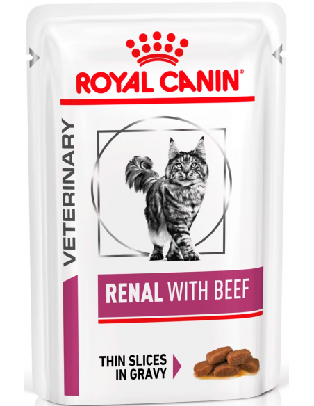 Royal Canin Cat Renal with Beef Gravy 85 gr. 9003579000489