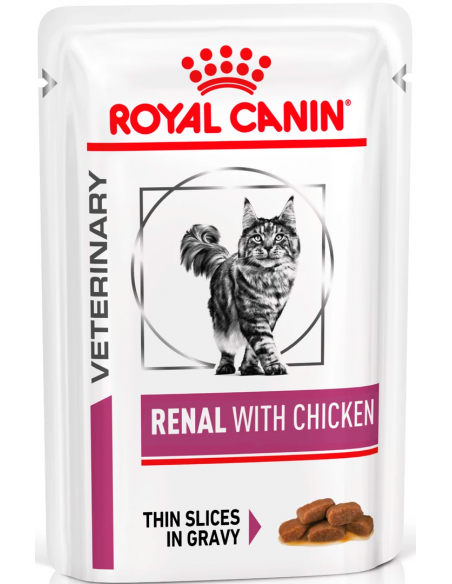 Royal Canin Cat Renal with Chicken Gravy 85 gr. 9003579000458
