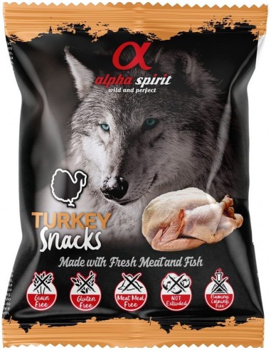 Alpha Spirit Dog Snack Turkey 50 gr. 8436586310004