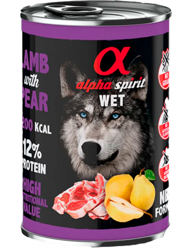 Alpha Spirit Adult Lamb with Pear 400 gr. 8437015969961
