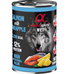 Alpha Spirit Adult Salmon with Pineapple 400 gr. 8437015969077