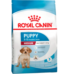 Royal Canin Medium Puppy. EAN 3182550402439 / 3182550708180 / 3182550402132
