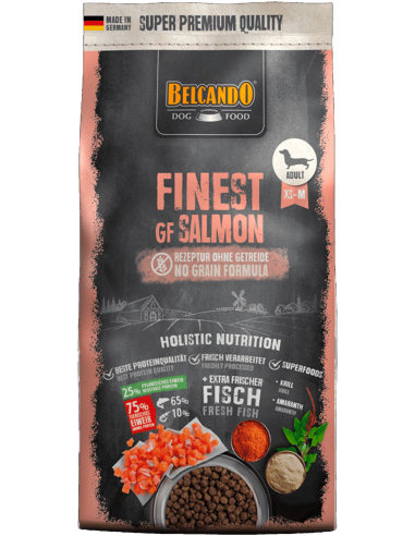 Belcando Finest GF Salmon. EAN: 4002633556516 / 4002633556523