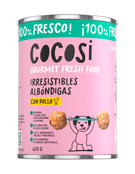 Cocosi Mandonguilles amb Pollastre 400 gr. 8436611390421