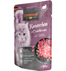 Leonardo Pouch Conejo con Arándanos Rojos 85 gr. 4002633756435