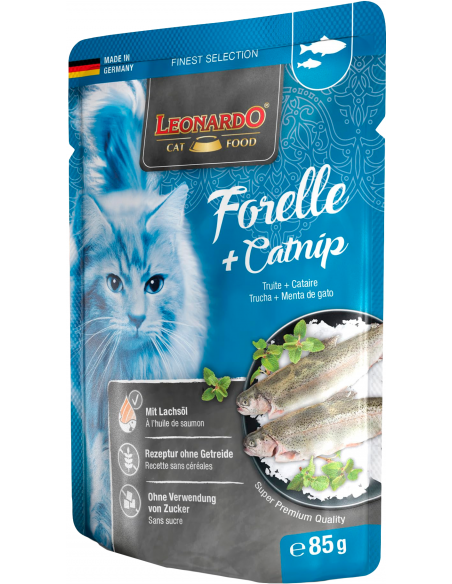 Leonardo Pouch Trucha con Catnip 85 gr. 4002633756411