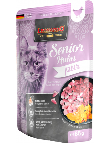 Leonardo Pouch Senior Puro en Pollo 85 gr. EAN 4002633756725 Leonardo Pouch Senior Puro en Pollo 85 gr. EAN 4002633756725