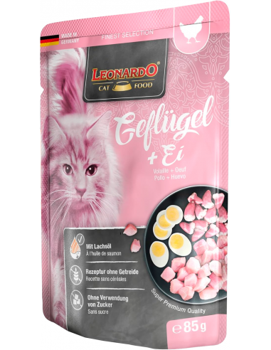 Leonardo Pouch Pollo con Huevo 85 gr. EAN 4002633756428 Leonardo Pouch Pollo con Huevo 85 gr. EAN 4002633756428