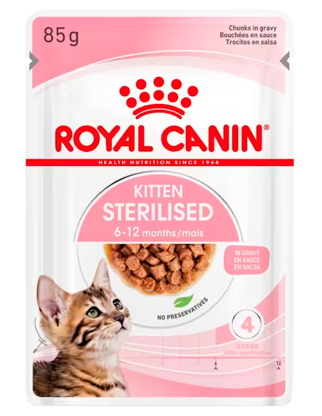 Royal Canin Kitten Sterilised Gravy 85 gr. EAN 9003579007136
